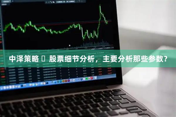 中泽策略 ​股票细节分析，主要分析那些参数？